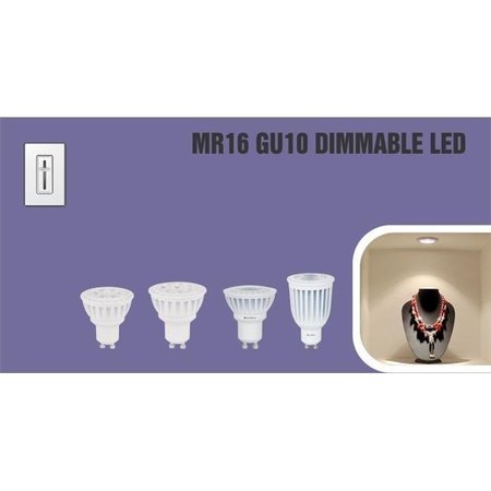 OVERDRIVE Overdrive 7W LED Bulbs MR GU10 DIM FL 5000K - Pack Of 6 566